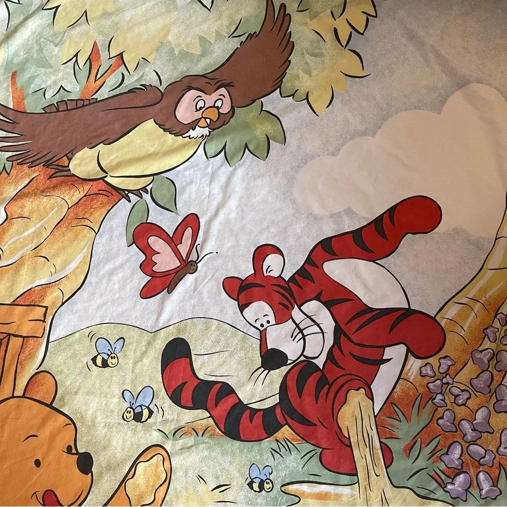 VTG Duvet Cover - Winnie The Pooh - Disney - Twin Size - Tigger - Eeyore - Owl